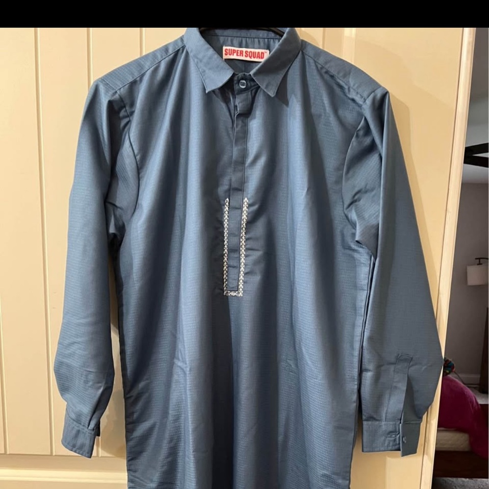 Boys pakistani shirt / trouser set 15-16 years